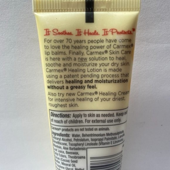 (6) Carmex Healing Lotion Vitamin E Aloe - Picture 8 of 13